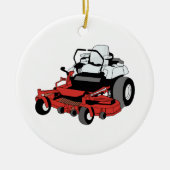 Lawnmower Keramisch Ornament (Voorkant)
