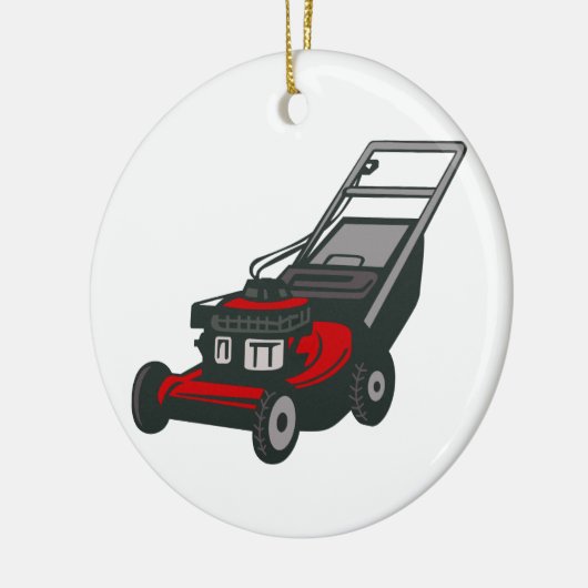 Lawnmower Keramisch Ornament (Links)
