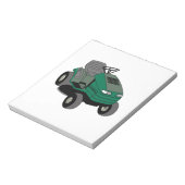 Lawnmower Notitieblok (Linkerzijde)