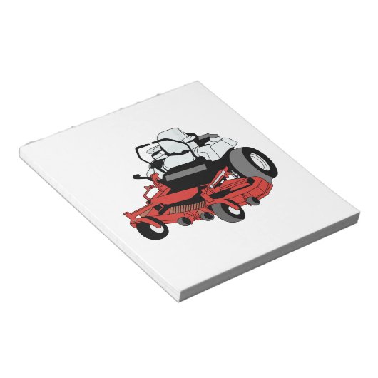 Lawnmower Notitieblok (Schuin)
