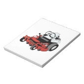 Lawnmower Notitieblok (Linkerzijde)