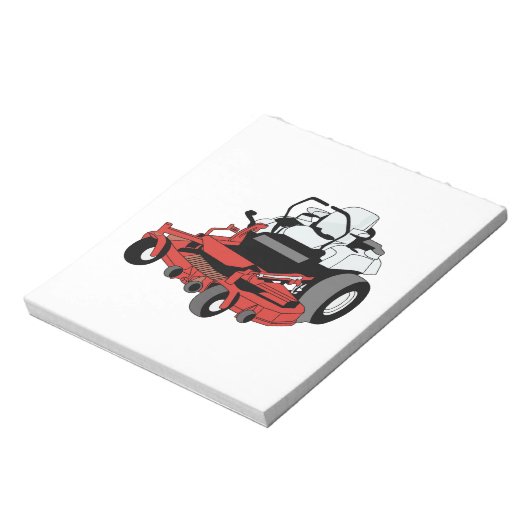 Lawnmower Notitieblok (Linkerzijde)