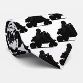 Lawnmower Racing Stropdas (Opgerold)