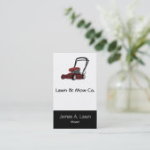 Lawnmower Visitekaartje (Staand voorkant)