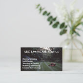Lawnpro Premium Service Visitekaartje (Staand voorkant)