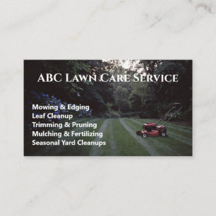 Lawnpro Premium Service Visitekaartje