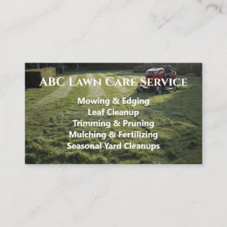 Lawnpro Premium Service Visitekaartje