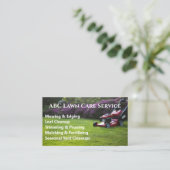 Lawnpro Premium Service Visitekaartje (Staand voorkant)