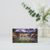 Lawnpro Premium Service Visitekaartje (Staand voorkant)