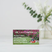 Lawnpro Premium Service Visitekaartje (Staand voorkant)