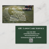 Lawnpro Premium Service Visitekaartje (Voorkant / Achterkant)