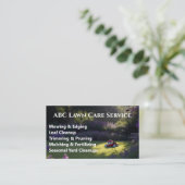 Lawnpro Premium Service Visitekaartje (Staand voorkant)