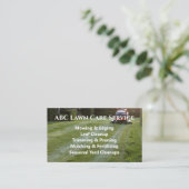 Lawnpro Premium Service Visitekaartje (Staand voorkant)