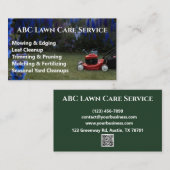 Lawnpro Premium Service Visitekaartje (Voorkant / Achterkant)
