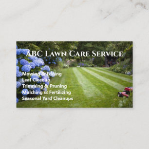 Lawnpro Premium Service Visitekaartje
