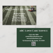 Lawnpro Premium Service Visitekaartje (Voorkant / Achterkant)