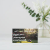 Lawnpro Premium Service Visitekaartje (Staand voorkant)