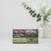 Lawnpro Premium Service Visitekaartje (Staand voorkant)