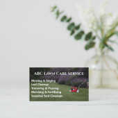 Lawnpro Premium Service Visitekaartje (Staand voorkant)