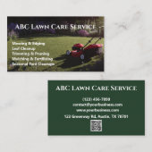 Lawnpro Premium Service Visitekaartje (Voorkant / Achterkant)