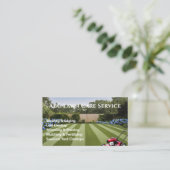 Lawnpro Premium Service Visitekaartje (Staand voorkant)