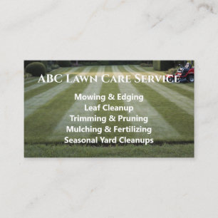 Lawnpro Premium Service Visitekaartje