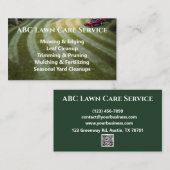 Lawnpro Premium Service Visitekaartje (Voorkant / Achterkant)