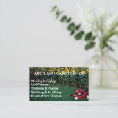 Lawnpro Premium Service Visitekaartje (Staand voorkant)