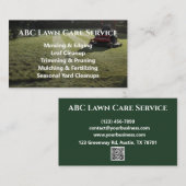 Lawnpro Premium Service Visitekaartje (Voorkant / Achterkant)