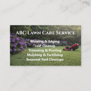 Lawnpro Premium Service Visitekaartje