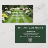 Lawnpro Premium Service Visitekaartje (Voorkant / Achterkant)