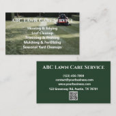 Lawnpro Premium Service Visitekaartje (Voorkant / Achterkant)