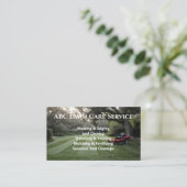 Lawnpro Premium Service Visitekaartje (Staand voorkant)