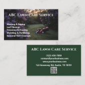 Lawnpro Premium Service Visitekaartje (Voorkant / Achterkant)