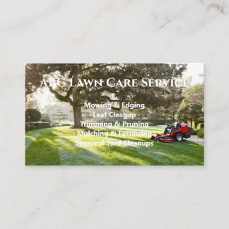 Lawnpro Premium Service Visitekaartje