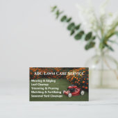 Lawnpro Premium Service Visitekaartje (Staand voorkant)