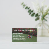 Lawnpro Premium Service Visitekaartje (Staand voorkant)