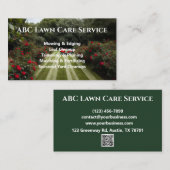 Lawnpro Premium Service Visitekaartje (Voorkant / Achterkant)