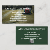 Lawnpro Premium Service Visitekaartje (Voorkant / Achterkant)