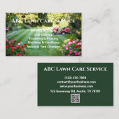 Lawnpro Premium Service Visitekaartje (Voorkant / Achterkant)