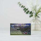 Lawnpro Premium Service Visitekaartje (Staand voorkant)