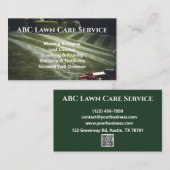 Lawnpro Premium Service Visitekaartje (Voorkant / Achterkant)