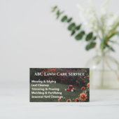 Lawnpro Premium Service Visitekaartje (Staand voorkant)