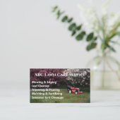 Lawnpro Premium Service Visitekaartje (Staand voorkant)