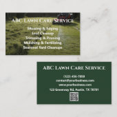Lawnpro Premium Service Visitekaartje (Voorkant / Achterkant)