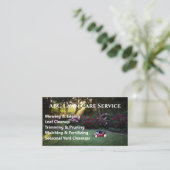 Lawnpro Premium Service Visitekaartje (Staand voorkant)