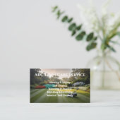 Lawnpro Premium Service Visitekaartje (Staand voorkant)