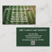 Lawnpro Premium Service Visitekaartje (Voorkant / Achterkant)