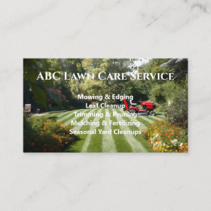 Lawnpro Premium Service Visitekaartje