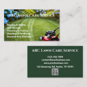 Lawnpro Premium Service Visitekaartje (Voorkant / Achterkant)